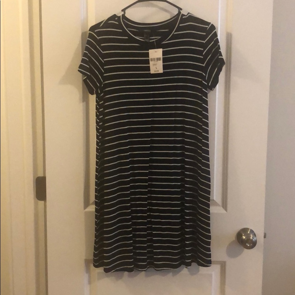 Black and White Stripped Dress